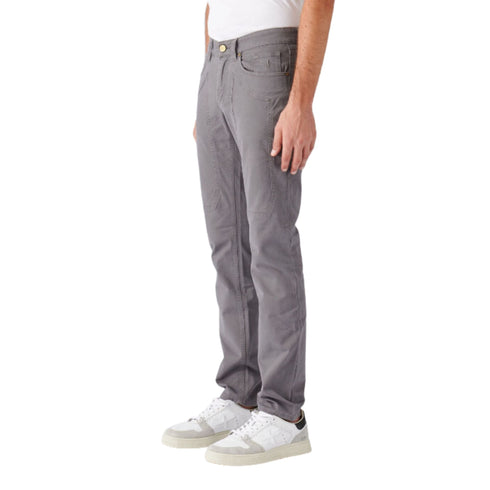 Jeckerson Pantaloni Pantaloni Uomo John in cotone cinque tasche Antracite A23-JECKERSONPA077JOHNGABA0001-6050-30 - Francavilla Moda